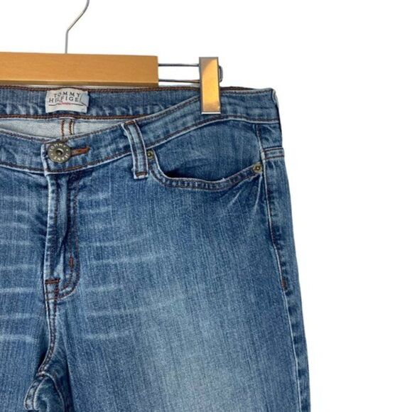 TOMMY HILFIGER Women's Blue Retro 2006 JYD Ditto Straight Fit Denim Jeans US 32 - Picture 5 of 12
